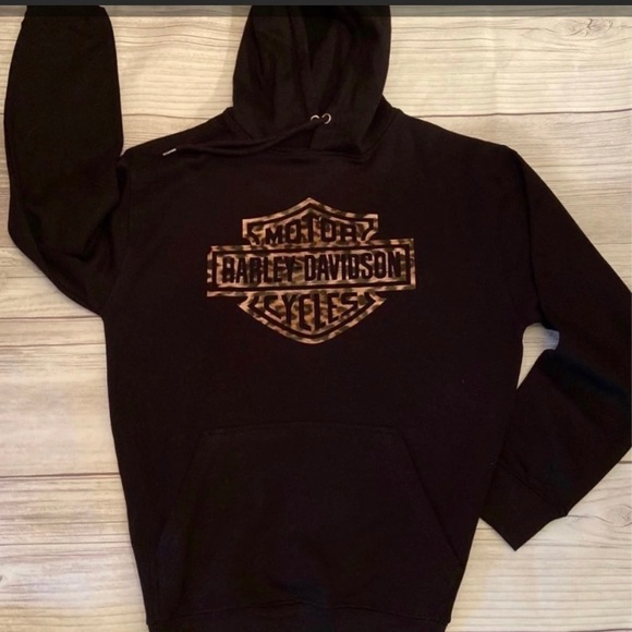 Harley-Davidson Leopard Hoodies - Picture 5 of 7